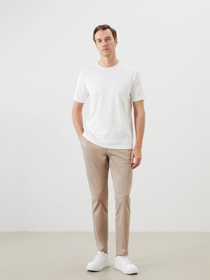 LC Waikiki Lcwaıkıkı Classic Bej Dar Kalıp Erkek Chino Pantolon