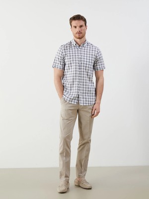 LC Waikiki Lcwaıkıkı Classic Bej Standart Kalıp Gabardin Erkek Chino Pantolon