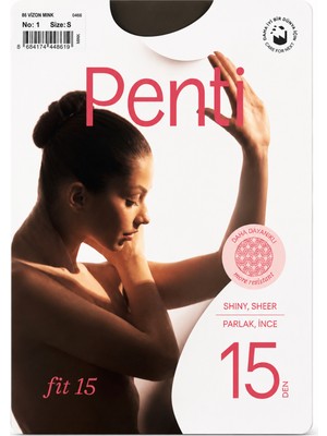 Cns Woman Studio Vizon / Mink Külotlu Çorap No:1