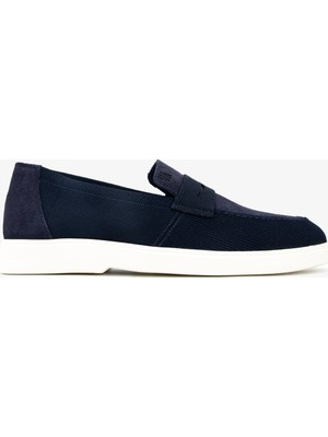 Valmenti Erkek Deri & Tekstil Lacivert Loafer Ayakkabı 1203 206 Erk Ayk Y26 Lacı Suet/trk