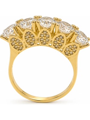 Yazıcılar Kuyumculuk 14 Ayar Imperial Lotus Altın Yüzük