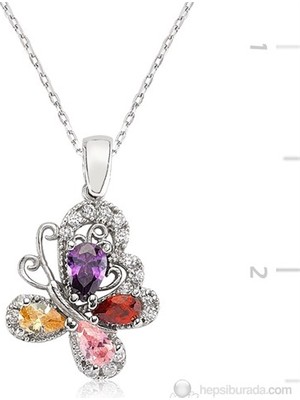 Inure Jewelry Inure Jewelry Zirkon Taşlı Kelebek Kolye