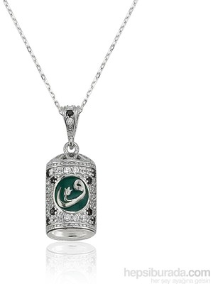 Inure Jewelry Inure Jewelry Gümüş Lale Vav Muska Kolye