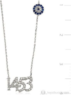 Inure Jewelry Inure Jewelry Zirkon Taşlı 1453 Gümüş Kolye