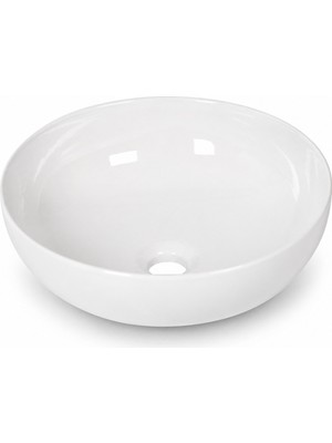 Dura Vero Çanak Lavabo 38 Cm. Tezgah Üstü Batarya Deliksiz | 5940