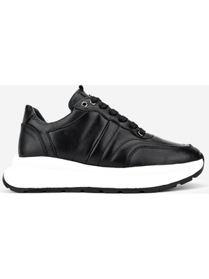 Valmenti Erkek Hakiki Deri Siyah Sneakers & Spor Ayakkabı 352 24394 Erk Ayk Y26 Sıyah