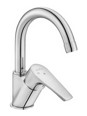 E.C.A Eca Nıobe Lavabo Bataryası 102188054 Kuğu Borulu Krom Uzun Çıkış Ucu ile