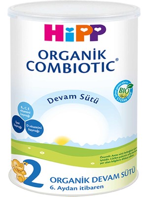 Hipp 2 Organik Combıotıc Bebek Sütü 350 gr 6 Aydan İtibaren Sütlü Devam Sütü