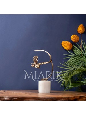 Miarik Design Dekoratif Obje Mermer Kaideli Ok Atan Adam