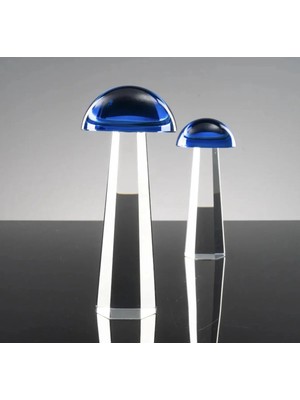 Miarik Design Dekoratif 2 Li Kristal Cam Mantar