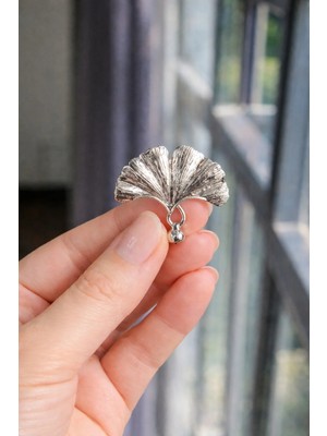Miarik Design Ginko Dekoratif Hayvan, Yaprak Figürlü Metal Obje Aksesuar