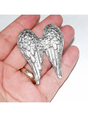 Miarik Design Melek Kanadi Dekoratif Hayvan, Yaprak Figürlü Metal Obje Aksesuar