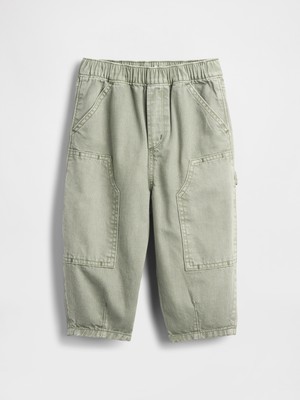 Gap Erkek Bebek Yeşil Pull-On Barrel Carpenter Jean Pantolon