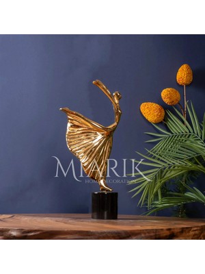 Miarik Design Dekoratif Tekli Balerin Obje Dekor