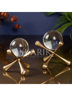 Miarik Design Dekoratif Molekul Kristal Obje