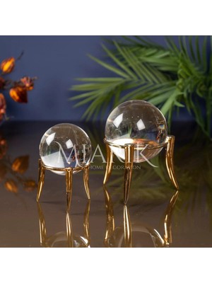 Miarik Design Dekoratif 2li Kristal Fildisi Dekor Obje