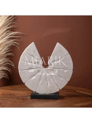 Miarik Design Dekoratif Yarim Ay Mermer Obje Buyuk Boy