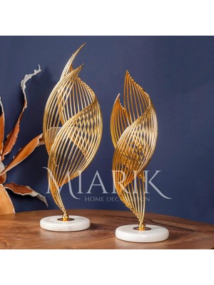 Miarik Design Dekoratif Mermer Kaideli Hortum Sipiral Helezon Donen Sarmal Obje