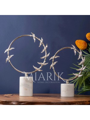 Miarik Design Dekoratif Sırma Kuş Obje
