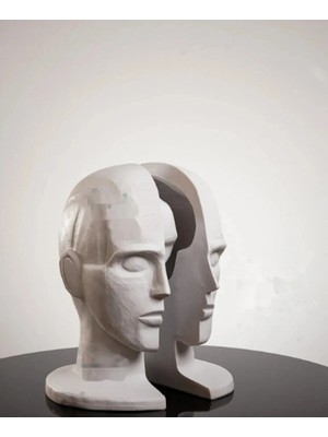 Miarik Design Dekoratif Beyin Adam Heykeli