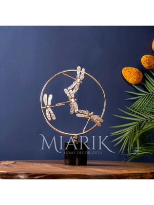 Miarik Design Dekoratif Yusufçuk Aksesuar Figürlü Tek Dekoratif Obje