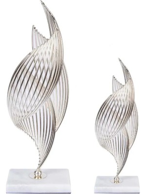 Miarik Design Dekoratif Mermer Kaideli Hortum Sipiral Helezon Donen Sarmal Obje