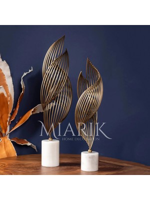 Miarik Design Dekoratif Mermer Kaideli Hortum Sipiral Helezon Donen Sarmal Obje