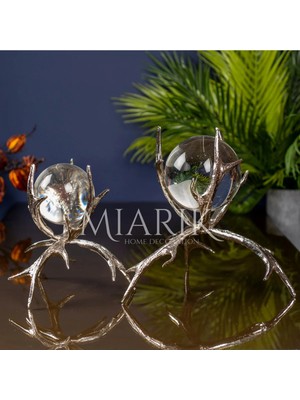 Miarik Design Dekoratif Boynuz Kristal Obje
