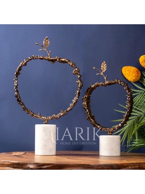 Miarik Design Dekoratif Elma Obje