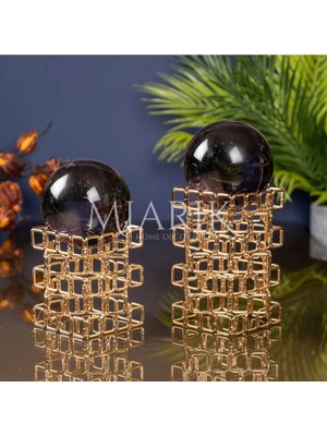 Miarik Design Ikili Kristal Küp Dekor