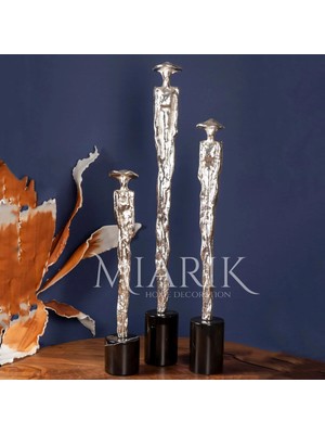 Miarik Design Dekoratif 3lu Sapkali Adamlar