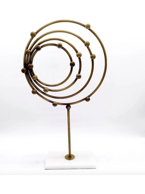 Miarik Design Dekoratif Spiral Rovelverli Tekli Obje