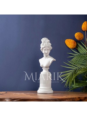 Miarik Design Dekoratif Kucuk Boy Bust Heykel