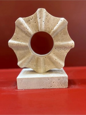 Miarik Design Dekoratif Traverten Mermer Obje