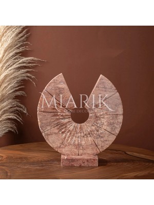 Miarik Design Dekoratif Yarim Ay Mermer Obje Buyuk Boy
