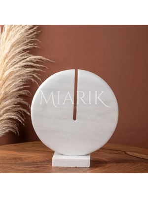 Miarik Design Dekoratif Daire Mermer Obje Buyuk Boy