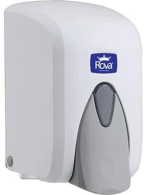 Rova Hazneli Sıvı Sabun Dispenseri 500 ml Beyaz
