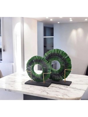 Miarik Design Ikili Polyester Disk Dekor