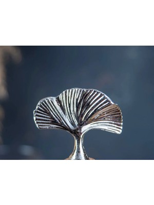 Miarik Design Ginko Dekoratif Hayvan, Yaprak Figürlü Metal Obje Aksesuar