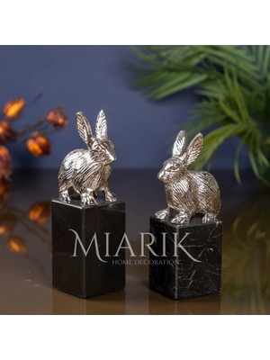 Miarik Design Dekoratif 2 Li Tavşan Dekor
