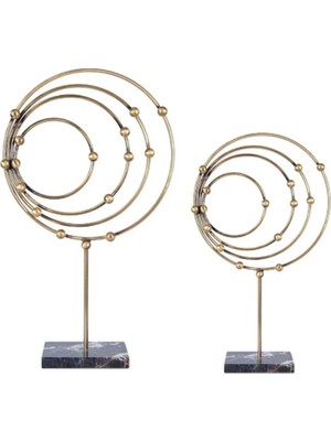 Miarik Design Dekoratif Spiral Rovelverli 2 Li Obje
