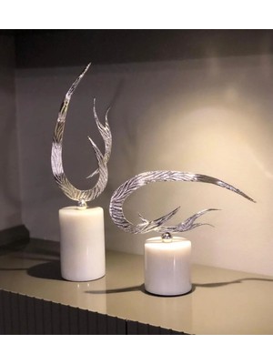 Miarik Design Dekoratif Mermer Kaideli Ateş Obje