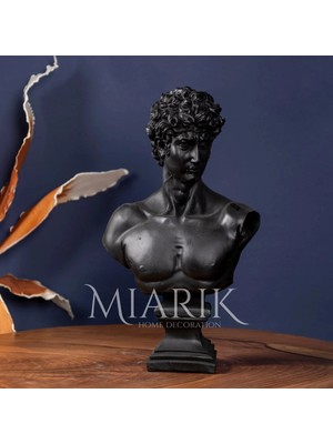 Miarik Design Davut Büst Heykel Biblo