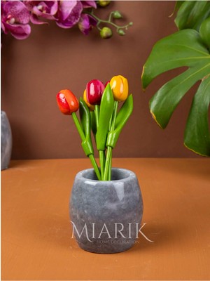 Miarik Design Mermer Oval Dıs Fırcalık