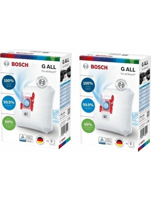 Bosch BBZ41FGALL Elektrik Süpürgesi Toz Torbası 2 Kutu Yüksek Emiş Gücü ve Kolay Değiştirilebilir Tasarım