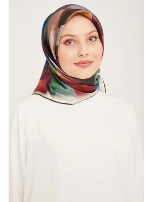 Armine Nostalji Serisi Ipek Twill Eşarp 9024D