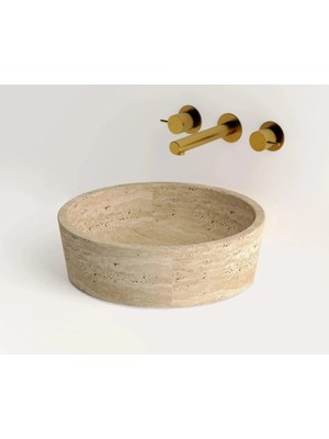 Miarik Design Traverten Lavabo
