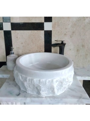 Miarik Design Mermer Patlatma Lavabo
