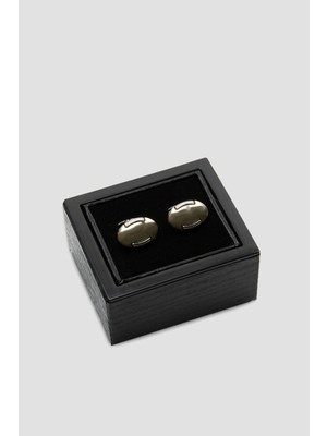 Abbate 98515 Silver Gold Erkek Kol Düğmesi