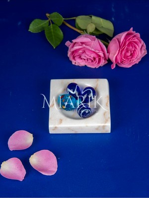 Miarik Design Dekoratif Mermer Kare Katı Sabunluk